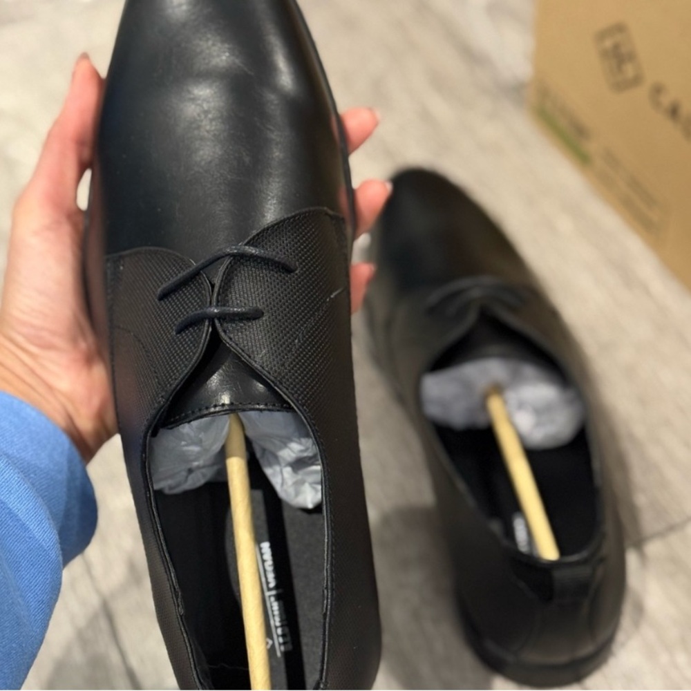 Call It Spring Men's Vegan Black Oxfordsw - Picture 5 of 8